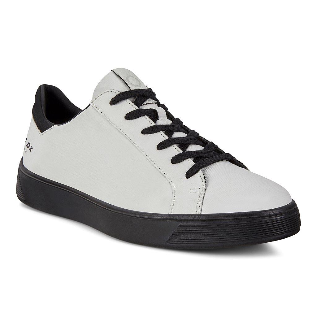 Ecco Street Tray Mens Sneakers White - India CSU-745298